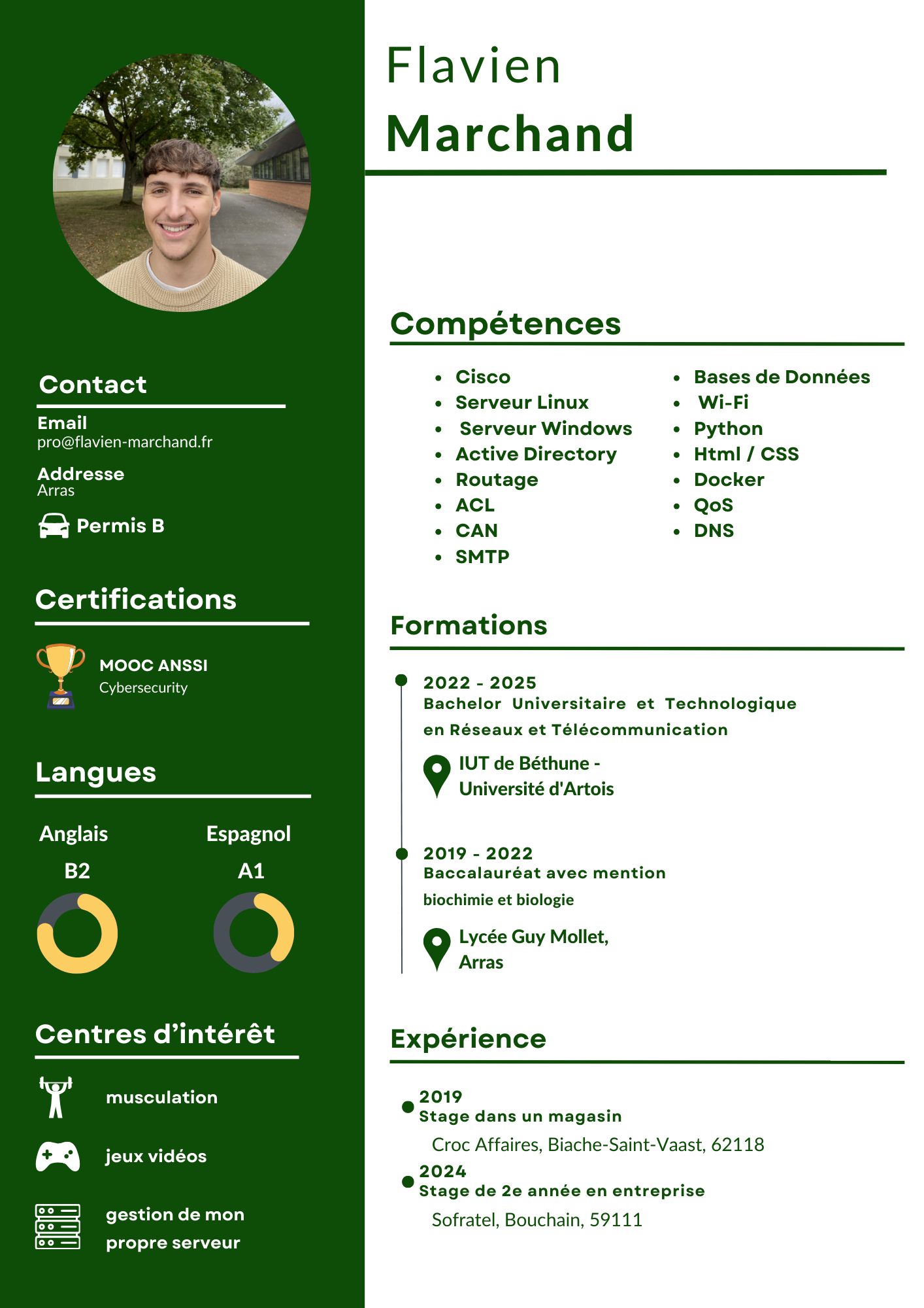 CV Flavien Marchand